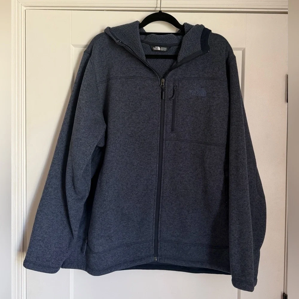 The North Face Navy Full-Zip Jacket